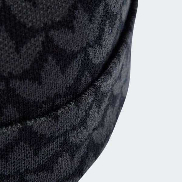 Zwart Monogram Beanie