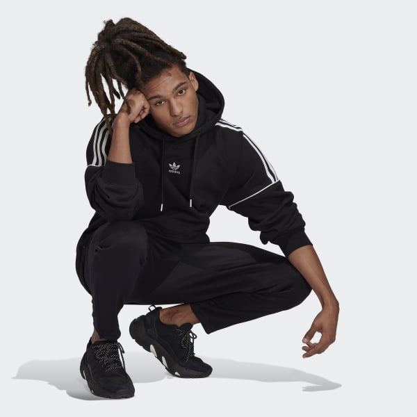 Noir Sweat-shirt à capuche adidas Rekive