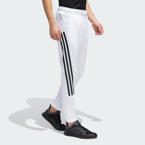 White FUTURE ICONS 3 STRIPES PANTS