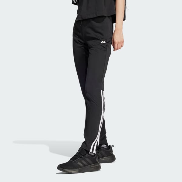 Pantalon Sereno AEROREADY 3 Tiras Ajustado con Pierna Conica Negro adidas adidas Chile