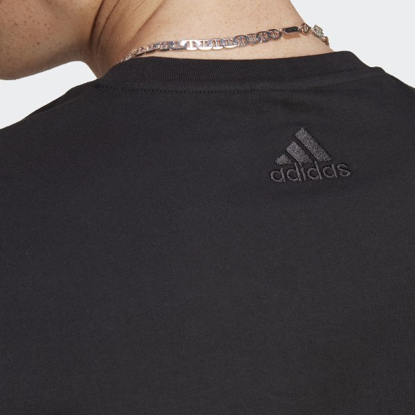 cierna Tričko Essentials Single Jersey Big Logo
