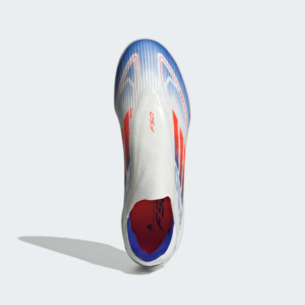 Blanco Calzado de Fútbol F50 League Laceless Cesped Artificial
