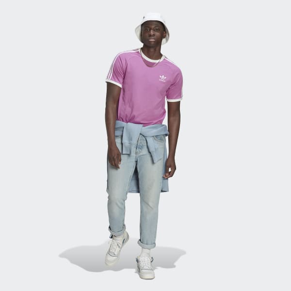 Purple Adicolor Classics 3-Stripes Tee 14212