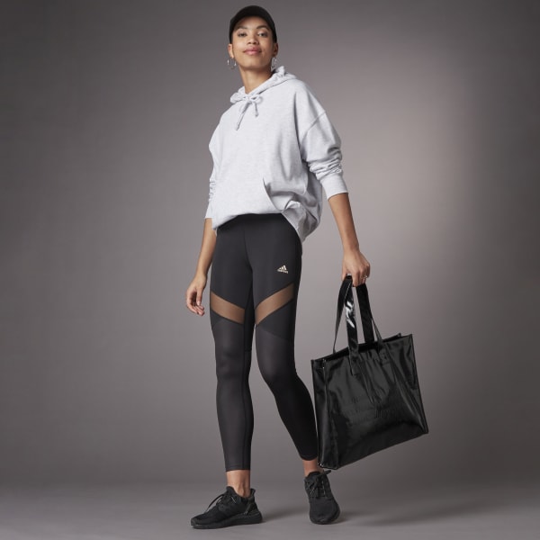adidas Hyperglam High-Rise Long Tights - Black, Women's Training