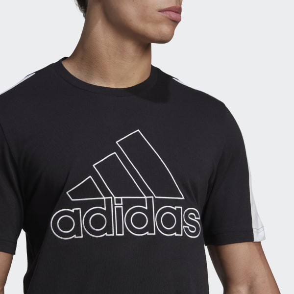 zwart Future Icons Embroidered Badge of Sport T-shirt DO009