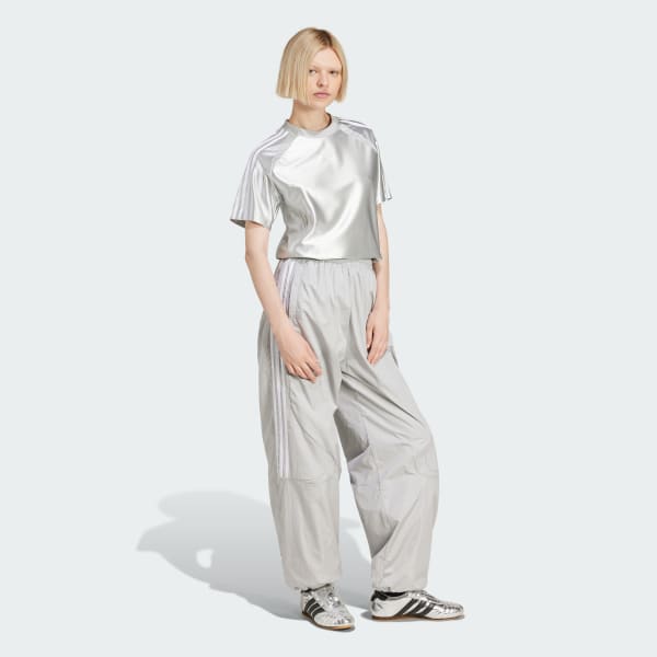 สีเทา เสื้อยืดทรงหลวม Adicolor Teamgeist