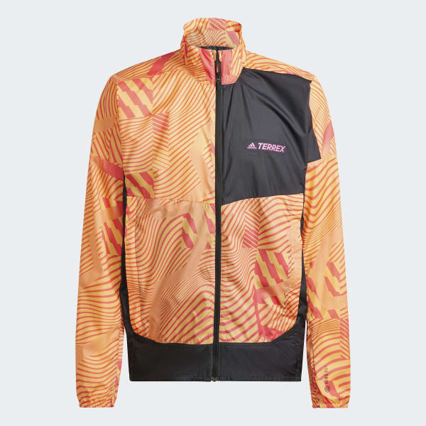 paars Terrex Trail Running Printed Windjack