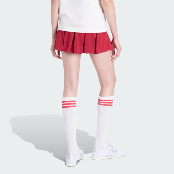 Burgundy Φούστα Seasonal Essentials Colorpop με εσωτερικό κολάν