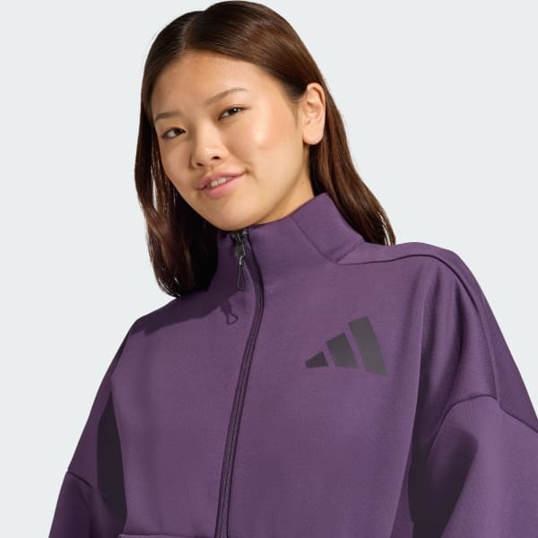adidas Z.N.E. Track Top - Purple | Free Shipping with