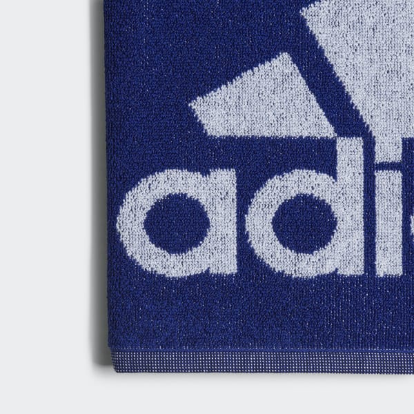 adidas swim Towel Large Blue adidas UK