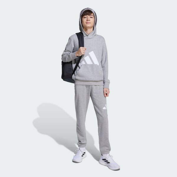 Gris Sudadera con Gorro Essentials Niños