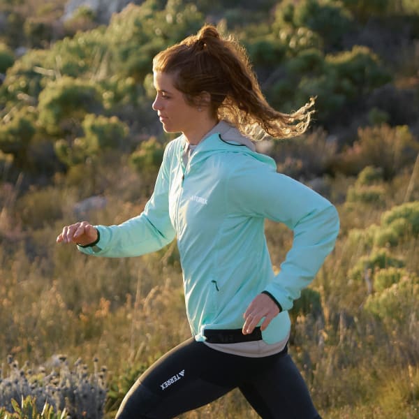 Turquoise TERREX XPERIOR WINDWEAVE JACKET