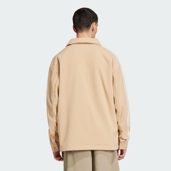 アディダス アディカラー ポーラーフリース シャツ - ベージュ