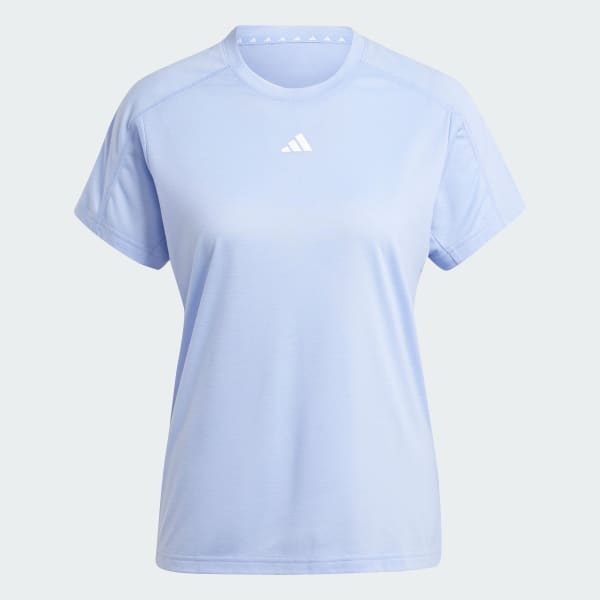 Blue AEROREADY Train Essentials Minimal Branding Crewneck Tee