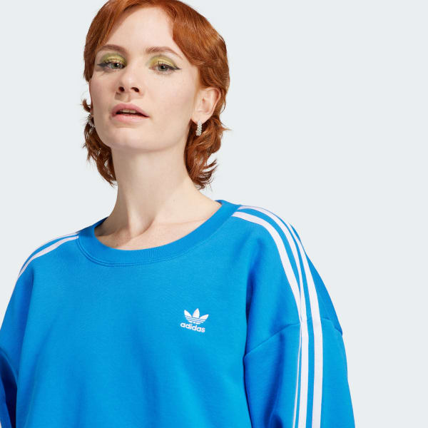 adidas Classics Loose Sweatshirt - Blue Women's Lifestyle | adidas