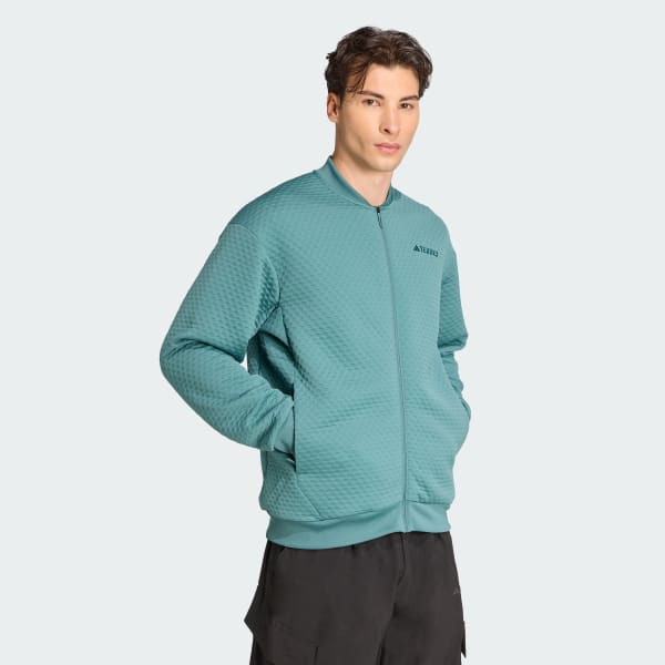 adidas Terrex Xploric Sweater Jacket - Green | Free Shipping with