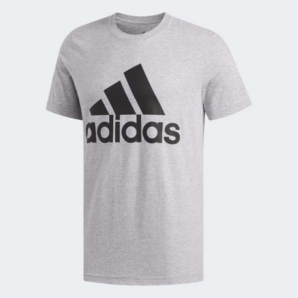 Gris Remera Badge of Sport Basic