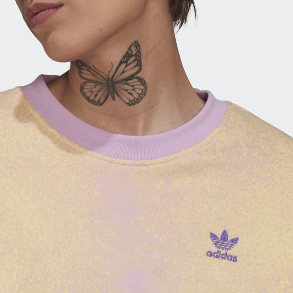 Purple Allover Print Sweatshirt I9182