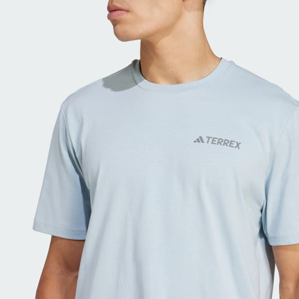 adidas Polygiene Graphic Tee - Blue | Free Shipping with