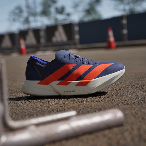 Blue Adizero Adios Pro 4 Shoes