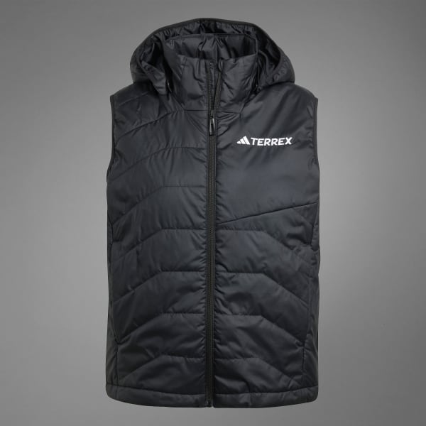 adidas Terrex Multi Climawarm Insulated Hooded Vest - Black | Free