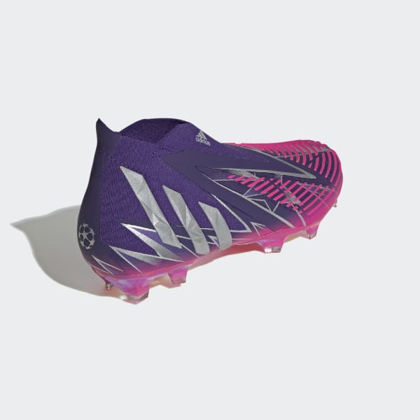 Roxo Chuteira Predator Edge+ Campo LKX32