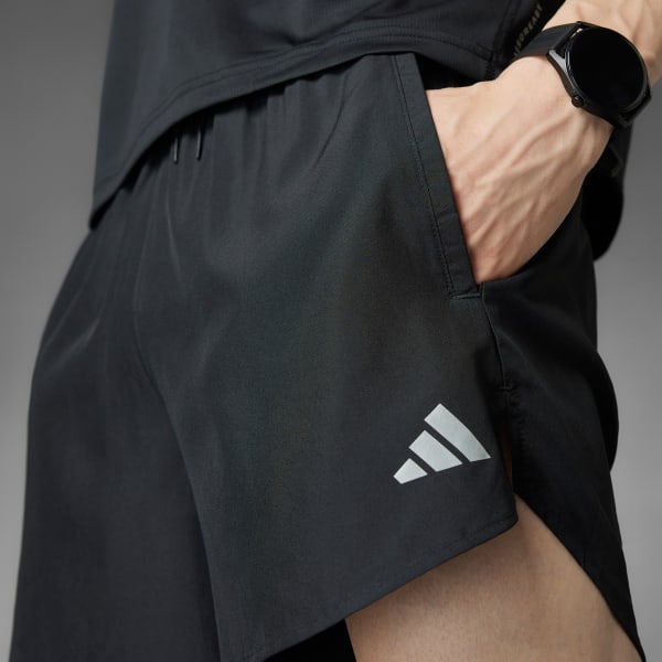 Black Run It Shorts