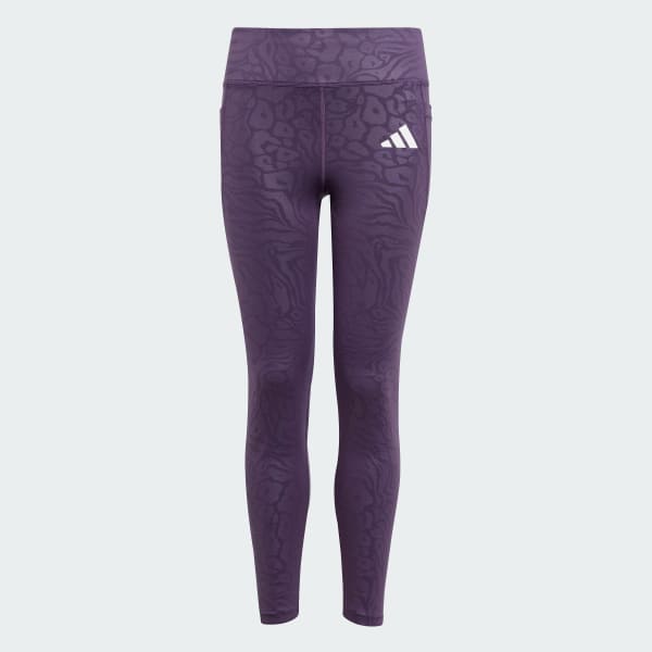 Paars All Sports Optimé Legging met Dierenprint
