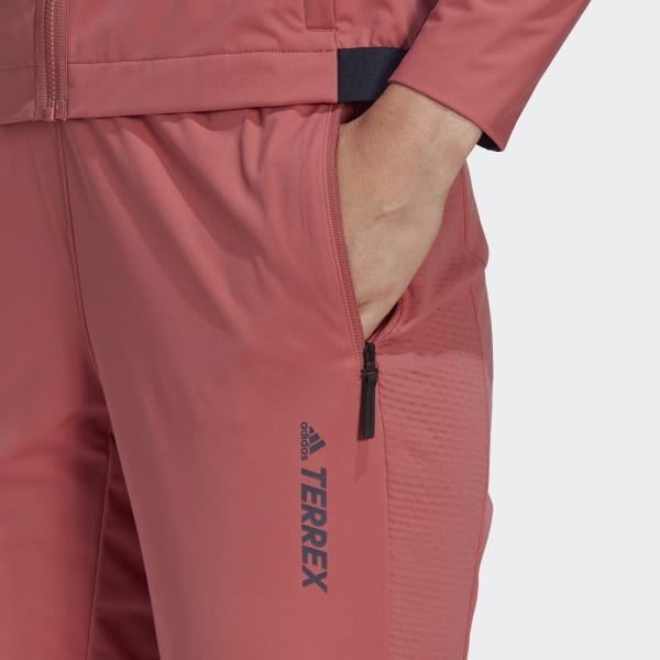 Czerwony Terrex Xperior Cross-Country Ski Soft Shell Joggers AT988