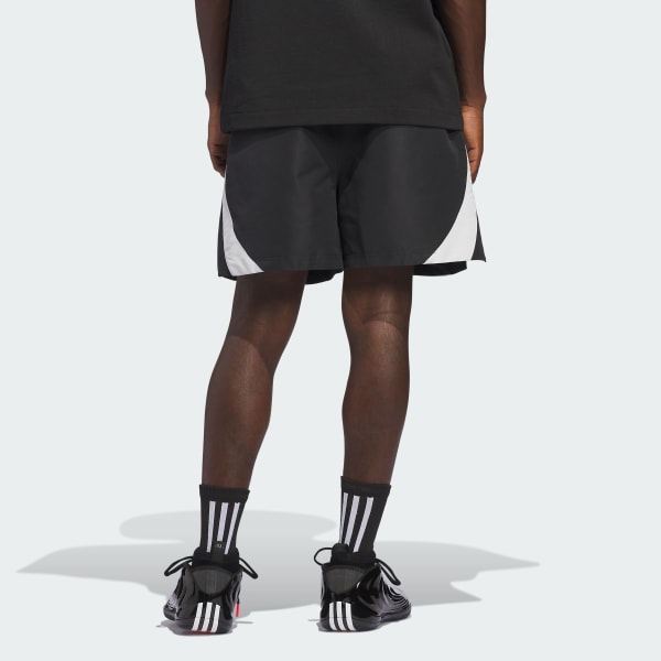 Siyah ADIDAS BASKETBALL DOKUMA ŞORT