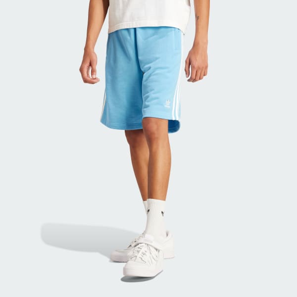 modrá Šortky Adicolor 3-Stripes