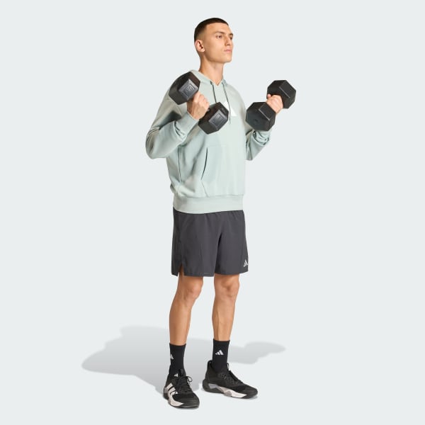 Verde Blusa Capuz Estampada Category Training