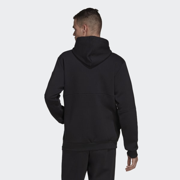 Nero Felpa con cappuccio Essentials for Gameday Fleece Full-Zip D7707