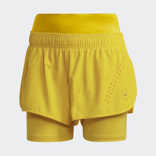 TruePurpose running shorts in yellow - Adidas By Stella Mc Cartney