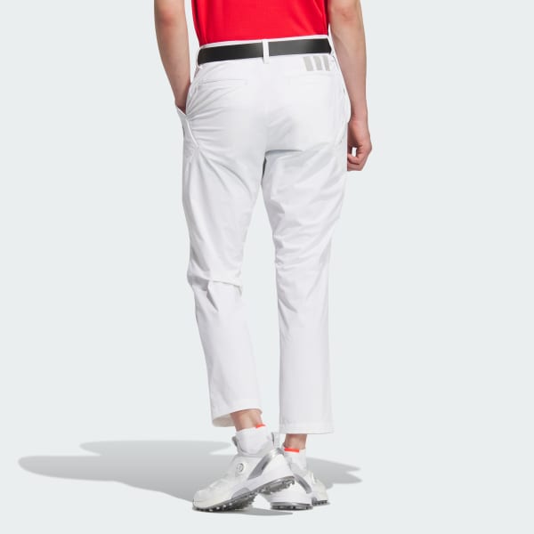 สีขาว กางเกงกอล์ฟขายาวระดับข้อเท้า 3-Stripes