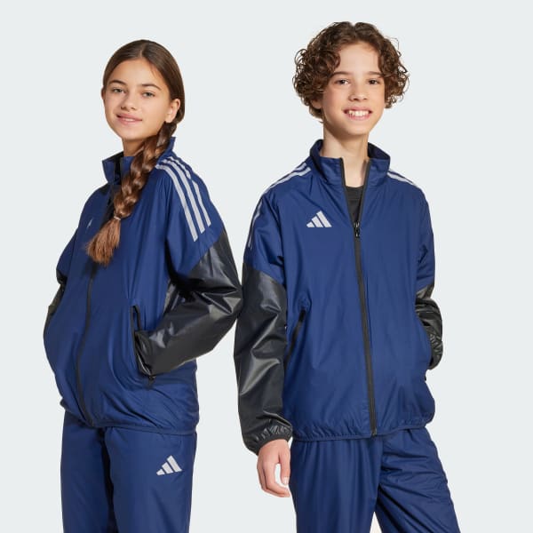 ブルー ウインドジャケット キッズ