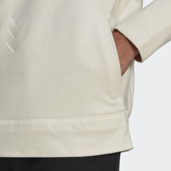 Blanc Sweat-shirt à capuche adidas TERREX HS1 BXB34