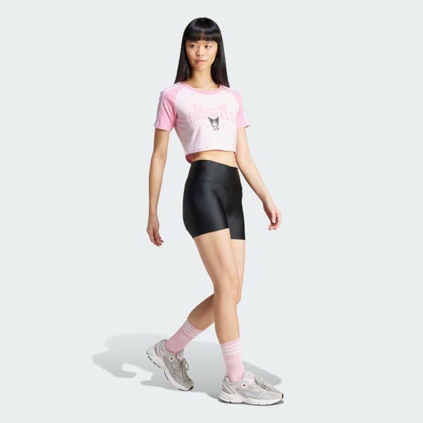 Rosado Polo adidas Originals x Hello Kitty Kuromi Estampado para Bebé