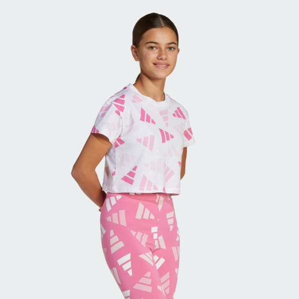 Blanco Polera corta Seasonal Essentials Logo Celebration