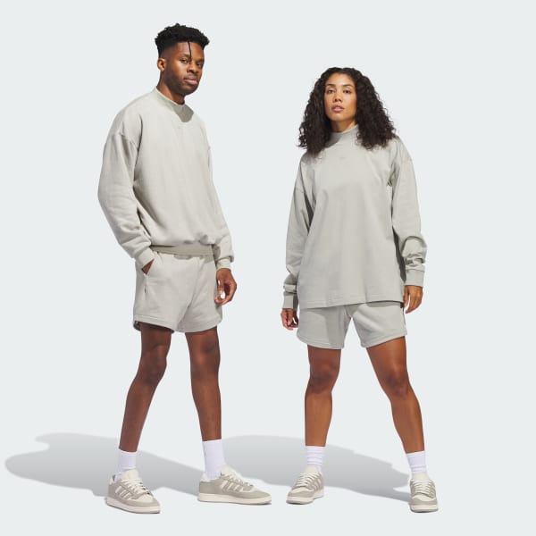 Beige Shorts Basketball Sueded