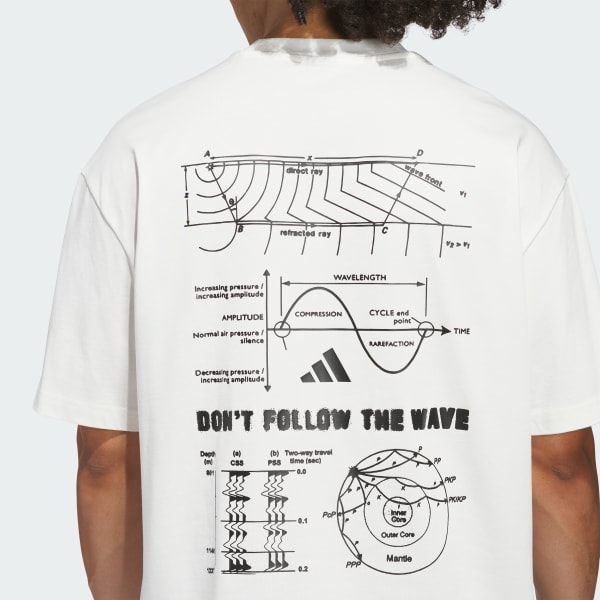 アディダス アンソニー・エドワーズ 半袖Tシャツ - ホワイト