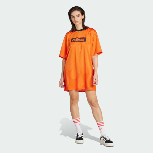 Laranja Vestido Hockey Flames
