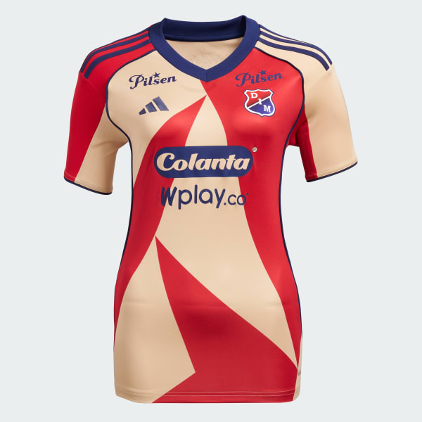 Rojo Camiseta Tercera DIM 2025 Mujer