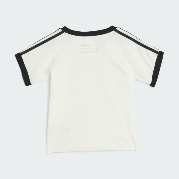 Blanco Conjunto de polo corto adidas Disney para niños