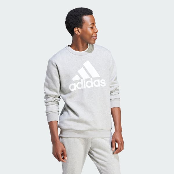 Mens grey adidas sweatshirt store