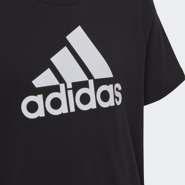 Negro Polera Essentials Big Logo Algodón