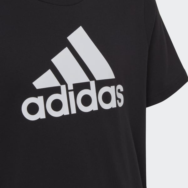 Noir T-shirt en coton Essentials Big Logo