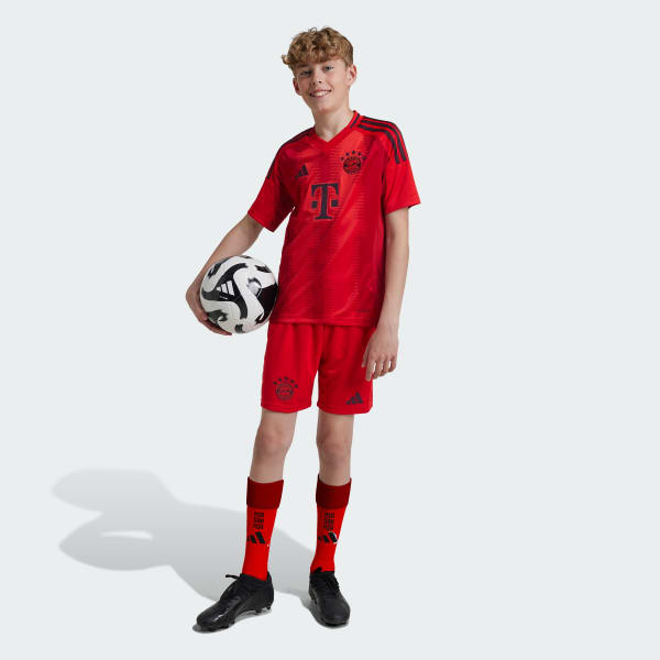 Rojo Pantalón corto primera equipación FC Bayern 24/25 (Adolescentes)