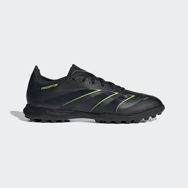 Negro Zapatos de fútbol Predator League pasto sintético