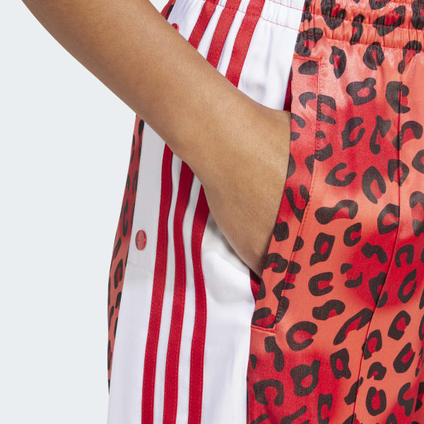 adidas Originals Leopard Luxe Wide Leg Adibreak Track Pants Orange adidas Thailand